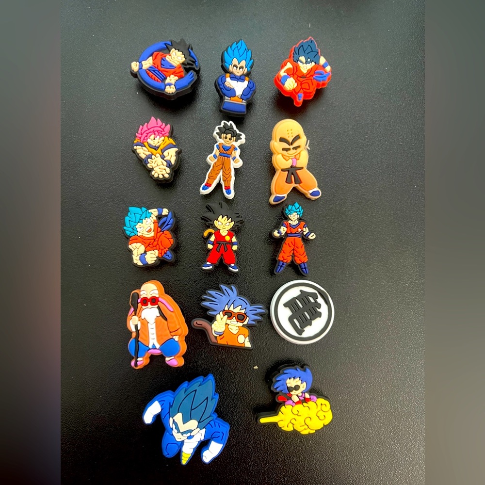 Dragonball Z croc charms set #1